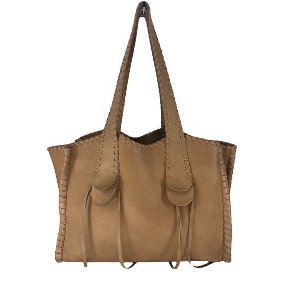 Chloe Mony Large Shopper Tote Bag in Beige - Picture 2 of 16